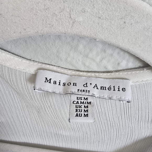 White Ruffle Blouse - Picture 3 of 3